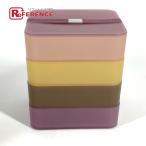 PRADA プラダ ロゴ 4段 インテリア ジュエリーボックス アクセサリーBOX 小物入れ パープル レディース【中古】