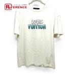 LOUIS VUITTON ルイヴィトン RM232M NPG HPY35W ロゴ刺繍 アパレル ビーズロゴ トップス 半袖Ｔシャツ ホワイト レディース【中古】