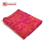 LOUIS VUITTON Louis Vuitton махровое покрывало пляж ta Horta oru хлопок розовый × orange унисекс [ б/у ]