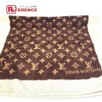 LOUIS VUITTON Louis Vuitton банное полотенце интерьер колено .. покрывало монограмма пляж ta Horta oru хлопок бежевый [ б/у ]