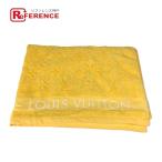  прекрасный товар LOUIS VUITTON Louis Vuitton R96537 банное полотенце банное полотенце интерьер колено .. покрывало монограмма полотенце желтый [ б/у ]