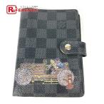 LOUIS VUITTON Louis Vuitton R21130iryu -тактный re Agenda PM органайзер Damier gla Fit обложка для записной книжки черный мужской [ б/у ]