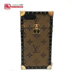 LOUIS VUITTON ルイヴィトン M64487 モノグラムリバース アイ トランク iphone7+ アイフォンケース スマートフォンケース ブラウン【中古】