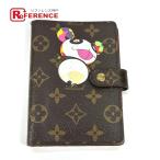 LOUIS VUITTON Louis Vuitton R20011 Agenda PM органайзер канцелярские товары монограмма Panda Мураками . обложка для записной книжки Brown [ б/у ]
