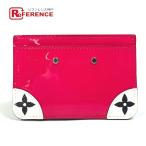 LOUIS VUITTON Louis Vuitton M67639veruniporutokaruto*sa-n тянуть чехол для пропуска футляр для визитных карточек футляр для карточек Berlin go розовый [ б/у ]