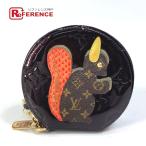 ショッピングヴェルニ LOUIS VUITTON ルイヴィトン M91386 モノグラムヴェルニ ポルトモネ エクルイユ  小銭入れ 財布 チェーン タッセル コインケース【中古】