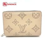 ショッピングルイ・ヴィトン LOUIS VUITTON ルイヴィトン M80817 ポルトフォイユ・クレア  小物 財布 ミニ ウォレット 2つ折り財布 ガレ ベージュ レディース【中古】