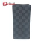 ショッピングVUITTON 新品同様 LOUIS VUITTON ルイヴィトン N62655 ポルトフォイユブラザ ウォレット 2つ折り財布 財布 長財布 長財布 ブラック メンズ【中古】