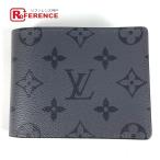 ショッピングVUITTON 新品同様 LOUIS VUITTON ルイヴィトン M80906 ポルトフォイユ・スレンダー ウォレット モノグラムエクリプスリバース 2つ折り財布【中古】
