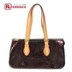 ショッピングヴェルニ LOUIS VUITTON ルイヴィトン M93510 モノグラムヴェルニ ローズウッド アヴェニュー ショルダーバッグ アマラント ワインレッド【中古】