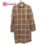 BURBERRY バーバリー チェック シャツ ワンピース 長袖シャツ シャツ 長袖シャツ ブラウン レディース【中古】
