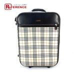 BURBERRY Burberry noba в клетку путешествие кейс путешествие портфель чемодан дорожная сумка бежевый женский [ б/у ]