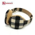 BURBERRY Burberry проверка наушники наушники la- year утеплитель наушники бежевый женский [ б/у ]