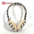 BURBERRY Burberry проверка muffler аксессуары наушники year утеплитель наушники бежевый женский [ б/у ]