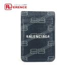  прекрасный товар BALENCIAGA Balenciaga 675835 Logo magsafe кружка safe футляр для визитных карточек чехол для пропуска футляр для карточек черный унисекс [ б/у ]