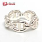 新品 HERMES エルメス シェーヌダンクル アンシェネPM リング 指輪 アクセサリー 小物 リング・指輪 シルバー レディース【新品】