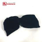 美品 MIUMIU ミュウミュウ ビッグリボン りぼん ヘアアクセサリー ヘアピン バレッタ ブラック レディース【中古】