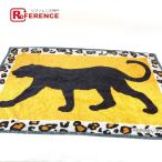 HERMES Hermes Leopard леопардовый рисунок леопард пляж полотенце банное полотенце интерьер колено .. покрывало полотенце желтый женский [ б/у ]