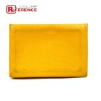 HERMES Hermes karu vi футляр для визитных карточек кожаные аксессуары чехол для пропуска футляр для карточек Epson желтый женский [ б/у ]