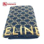  прекрасный товар CELINE Celine 29GAC115P Trio mf Logo пляж полотенце банное полотенце интерьер колено .. покрывало полотенце бежевый [ б/у ]