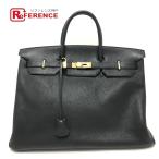 HERMES エルメス バーキン40 バーキン40 バーキン ハンドバック バック カバン ハンドバッグ ブラック レディース【中古】