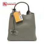 未使用 TOD’S トッズ XBWAPAA91L2QRIB802 Tタイムレス ハンマードレザーバッグ ミニ 2WAY カバン  ロンハーマンコラボ 【中古】