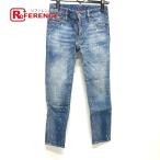 ショッピングディースクエアード DSQUARED2 ディースクエアード S75LB0068 アパレル ダメージ デニムパンツ ブルー レディース【中古】