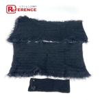 CHANEL シャネル マフラー&スヌード&襟 3点セット P36906 マフラー ブラック レディース【中古】