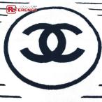CHANEL Chanel банное полотенце интерьер окантовка CC здесь Mark полоса пляж полотенце колено .. интерьер полотенце хлопок [ б/у ]