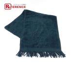 CHANEL Chanel CC здесь Mark бахрома длинный спорт SPORTS полотенце черный женский [ б/у ]