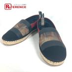 FENDI Fendi Zucca сетка плоская обувь обувь эспадрильи черный женский [ б/у ]