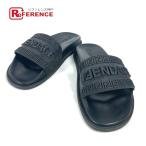 FENDI フェンディ 7X1551 フェンダーチェ FENDACE 靴 シューズ フラット ヴェルサーチ VERSACE コラボ サンダル ブラック メンズ【中古】