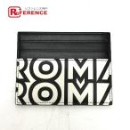  не использовался FENDI Fendi 7M0164 Logo чехол для пропуска футляр для визитных карточек MARC JACOBS Mark Jacobs сотрудничество футляр для карточек черный [ б/у ]