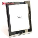  не использовался CARTIER Cartier Logo хлеб tail . леопард фоторамка фото подставка интерьер фоторамка серебряный [ б/у ]