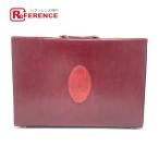 CARTIER Cartier Must дипломат багажник кейс кожа бордо 