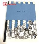  не использовался GUCCI Gucci животное блокнот для заметок Logo канцелярские товары higchiyuuko сотрудничество ноутбук голубой женский [ б/у ]