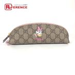  не использовался GUCCI Gucci 662129tiji- Duck кисть коробка сумка канцелярские товары Disney сотрудничество DISNEY пенал бежевый [ б/у ]