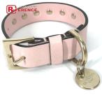 VALENTINO Valentino заклепки домашнее животное собака для собака DOG домашнее животное цвет ошейник розовый унисекс [ б/у ]