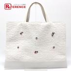 ショッピングレッスンバッグ 美品  ファミリア ピオヌンナル コラボ 第一弾 ピアノ ハンドバッグ レッスンバッグ ウサギ トートバッグ ホワイト レディース【中古】