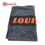 LOUIS VUITTON Louis Vuitton M73393 гонг du van Damier кобальт гонки пляж полотенце интерьер банное полотенце Damier кобальт [ б/у ]