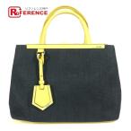 FENDI フェンディ 8BH253 プチ トゥージュール プチトゥージュール カバン トートバッグ ハンドバッグ ブルー レディース【中古】