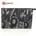 Salvatore Ferragamo Salvatore Ferragamo общий рисунок Logo сумка портфель клатч черный мужской [ б/у ]