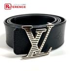 LOUIS VUITTON ルイヴィトン M0717U ベルト・LV シャドウ 40MMリバーシブル アクセサリー モノグラム ベルト ブラック メンズ【中古】