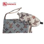  как новый LOUIS VUITTON Louis Vuitton GI0614 маска для глаз голубой ракушка сумка комплект Night товары сон для монограмма маска для глаз [ б/у ]