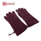 HERMES Hermes одежда перчатки перчатка кашемир бордо женский [ б/у ]