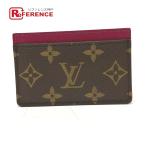 LOUIS VUITTON Louis Vuitton M60703 монограмма porutokaruto*sa-n тянуть футляр для карточек Brown женский [ б/у ]