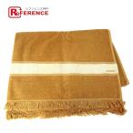  не использовался HERMES Hermes яхтинг PM пляж полотенце банное полотенце бахрома колено .. покрывало полотенце бежевый унисекс [ б/у ]