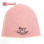  не использовался HERMES Hermes a Dada лошадь shu bar baby младенец BABY Beanie шляпа вязаная шапка вязаная шапка вязаная шапка розовый [ б/у ]