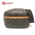 LOUIS VUITTON ルイヴィトン M45254 リポーターPM Wジップ 斜め掛け 肩掛け モノグラム ショルダーバッグ ブラウン レディース【中古】