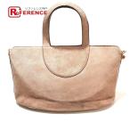 Yahoo! Yahoo!ショッピング(ヤフー ショッピング)BVLGARI ブルガリ ブルガリブルガリ 2WAY ショルダーバッグ トートバッグ スエード レディース ベージュ×ゴールド金具